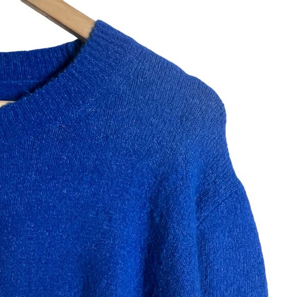 J.Crew Blue Crewneck Long Sleeve Sweater in Extra Soft Yarn Size XL - Picture 3 of 9